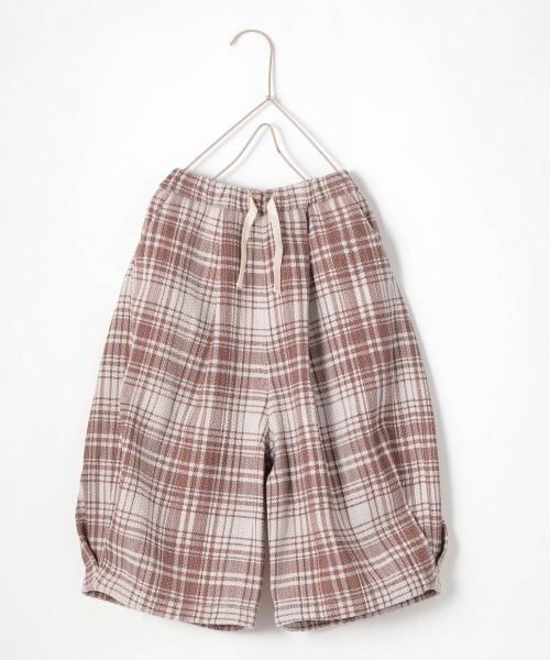 LOWRYS FARM（ローリーズファーム）の「チェックワイドパンツ　956081（その他パンツ・キッズ・オレンジ/グリーン・110cm/120cm/130cm）」の8枚目の写真