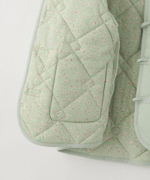 green label relaxing(グリーンレーベルリラクシング)の「TJ キルト カンフーボタン ブルゾン XS110-S120cm -ウォッシャブル-(ブルゾン・キッズ・オフホワイト/ライム・100cm/120cm)」の9枚目の写真