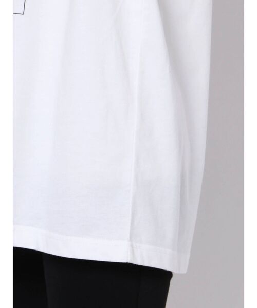 merry jenny（メリージェニー）の「PAPILLONS long Tee（Tシャツ/カットソー・レディース・オフホワイト/ベージュ/カーキ・FREE）」の8枚目の写真