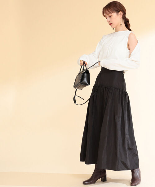 Ray BEAMS（レイビームス）の「Ray BEAMS / レイヤードスリーブ ロングスリーブ Tシャツ（Tシャツ/カットソー・レディース・ブラック/ホワイト/ブルー系その他2・ONE SIZE）」の7枚目の写真