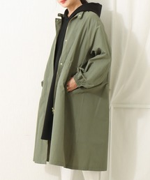 libelle more | 撥水加工 スタンドカラーロングコート(マウンテンパーカー)