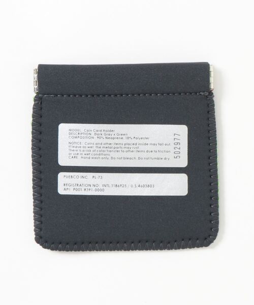PUEBCO（プエブコ）の「COIN CARD HOLDER（コインケース・メンズ・ライトグレー/オリーブ/ダークグレー・ONE SIZE）」の11枚目の写真