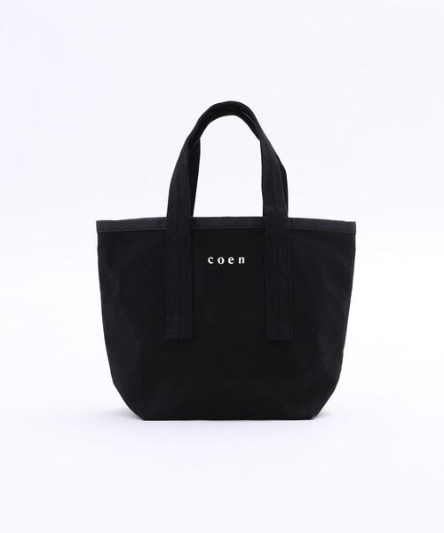 coen(コーエン)の「【Sサイズ】coenコーエンロゴトートバッグS(トートバッグ・レディース・ブラック/グレー/オフホワイト・FREE)」の11枚目の写真