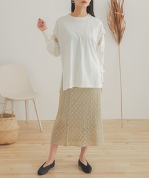 SENSE OF PLACE by URBAN RESEARCH | スリットスリーブルーズTシャツ(Tシャツ/カットソー)