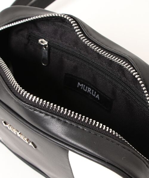 MURUA(ムルーア)の「MURUA (ムルーア) 2WAYミニショルダー パイソンシリーズ バッグ MR-B855(ショルダーバッグ・レディース・ブラック/ベージュ・FREE)」の5枚目の写真