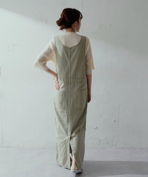 DISCOAT（ディスコート）の「ランダムプリーツハイネック5分袖プルオーバー（Tシャツ/カットソー・レディース・ブラック/ホワイト系その他/ブルー系その他・FREE）」の8枚目の写真