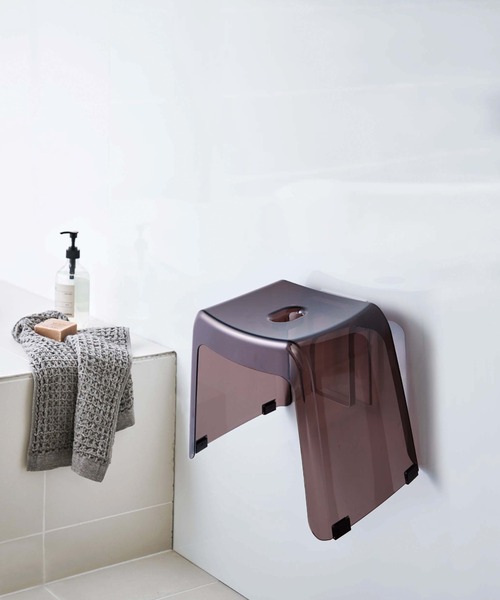 TIMELESS COMFORT（タイムレスコンフォート）の「tower（タワー）マグネット2way風呂椅子ホルダー（バス/トイレグッズ・レディース・ホワイト/ブラック・ONE SIZE）」の8枚目の写真