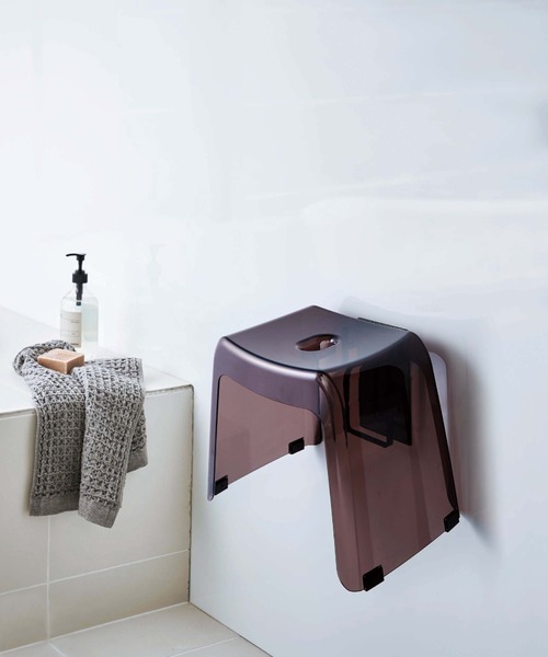 TIMELESS COMFORT（タイムレスコンフォート）の「tower（タワー）マグネット2way風呂椅子ホルダー（バス/トイレグッズ・レディース・ホワイト/ブラック・ONE SIZE）」の9枚目の写真