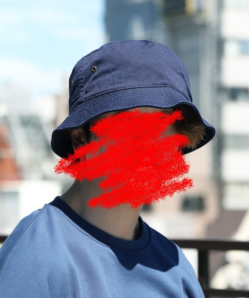 newhattan（ニューハッタン）の「NEWHATTAN 1500ベーシックバケットハット（ハット・メンズ・チャコールグレー/ブラック/パープル/ネイビー/レッド/オリーブ/カーキ/オレンジ/カモフラージュ/デザートカモ/バーガンディー/ウッドランド/ケリー/ロイヤルブルー・FREE）」の7枚目の写真