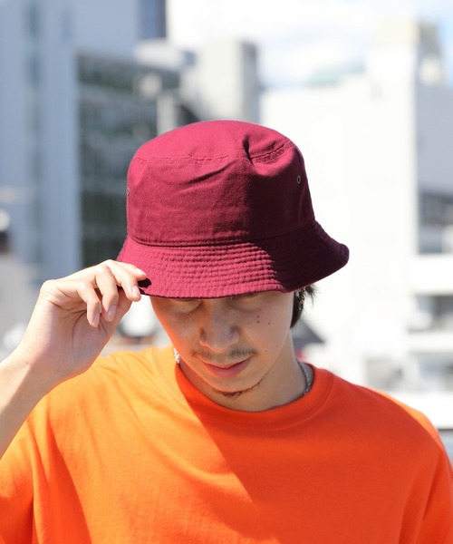newhattan（ニューハッタン）の「NEWHATTAN 1500ベーシックバケットハット（ハット・メンズ・チャコールグレー/ブラック/パープル/ネイビー/レッド/オリーブ/カーキ/オレンジ/カモフラージュ/デザートカモ/バーガンディー/ウッドランド/ケリー/ロイヤルブルー・FREE）」の10枚目の写真