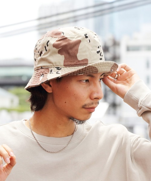 newhattan（ニューハッタン）の「NEWHATTAN 1500ベーシックバケットハット（ハット・メンズ・チャコールグレー/ブラック/パープル/ネイビー/レッド/オリーブ/カーキ/オレンジ/カモフラージュ/デザートカモ/バーガンディー/ウッドランド/ケリー/ロイヤルブルー・FREE）」の13枚目の写真