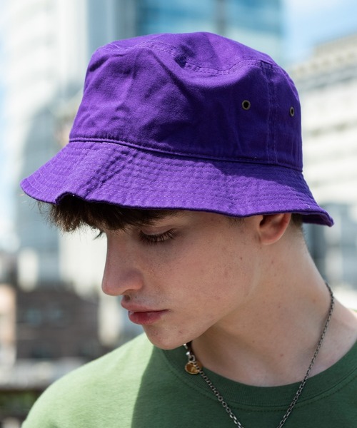 newhattan（ニューハッタン）の「NEWHATTAN 1500ベーシックバケットハット（ハット・メンズ・チャコールグレー/ブラック/パープル/ネイビー/レッド/オリーブ/カーキ/オレンジ/カモフラージュ/デザートカモ/バーガンディー/ウッドランド/ケリー/ロイヤルブルー・FREE）」の19枚目の写真