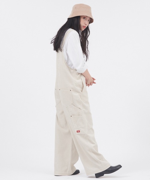 Dickies（ディッキーズ）の「Dickies/ディッキーズ コーデュロイオーバーオール（サロペット/オーバーオール・レディース・ブラック/オフホワイト/キャメル・M/L）」の19枚目の写真