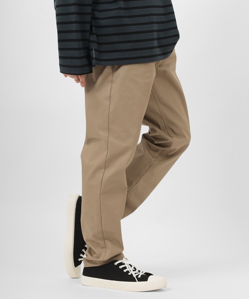 Dickies（ディッキーズ）の「【Dickies/ディッキーズ】 TCツイル タックテーパード ワークパンツ（チノパンツ・メンズ・ベージュ/チャコールグレー/ブラック/オリーブ/ブラック系その他/インディゴブルー・L/M/XL）」の18枚目の写真