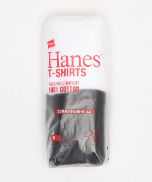 Champion(チャンピオン)の「【HANES/ヘインズ】JAPANFITジャパンフィット VネックTシャツ半袖 アソート2色パック H5325(Tシャツ/カットソー・メンズ・その他1・MEDIUM/SMALL/LARGE/X-LARGE)」の1枚目の写真