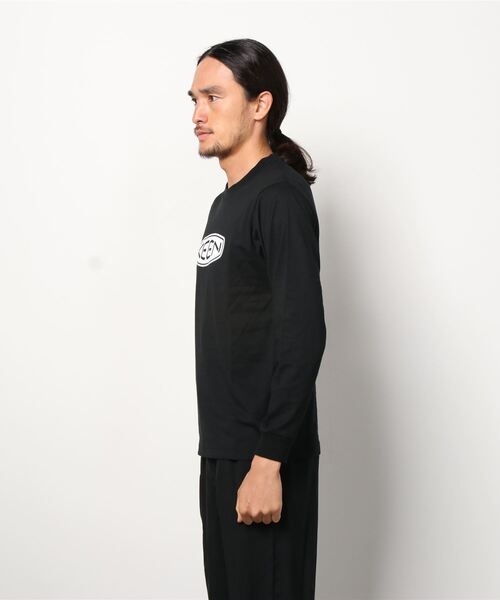 KEEN(キーン)の「KEEN BASIC LOGO LS TEE / キーン ベーシック ロゴ エルエス ティー(Tシャツ/カットソー・メンズ・ブラック・M/L/XL/S)」の2枚目の写真