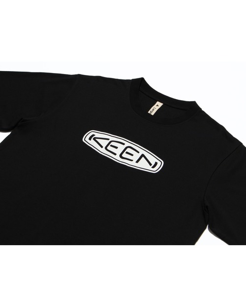 KEEN(キーン)の「KEEN BASIC LOGO LS TEE / キーン ベーシック ロゴ エルエス ティー(Tシャツ/カットソー・メンズ・ブラック・M/L/XL/S)」の4枚目の写真