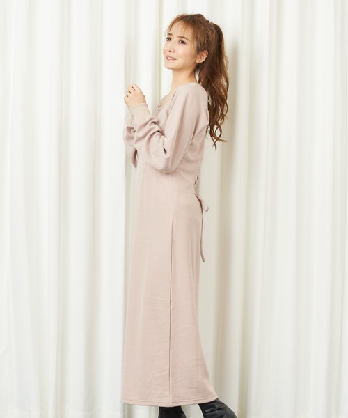 miia 【肩レースカットワンピース】 MIIA（ミーア）の「肩レースカットワンピース（ワンピース