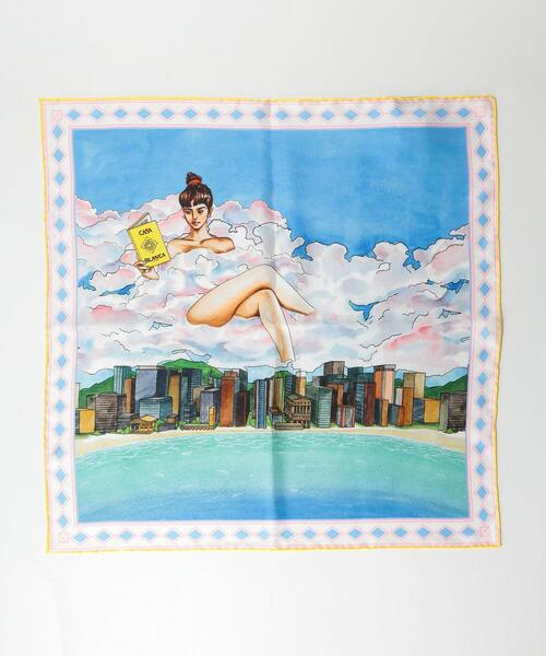 Casablanca（カサブランカ）の「＜Casablanca(カサブランカ)＞ VOYAGE DANS LES/スカーフ（バンダナ/スカーフ・メンズ・その他1・FREE）」の6枚目の写真