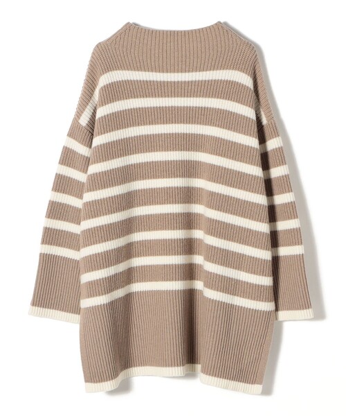 SHIPS（シップス）の「*ボーダーハイネックニット◇（ニット/セーター・レディース・ライトブルー/オフホワイト/ベージュ/ブラック/ネイビー/ライトグレー・MEDIUM/SMALL）」の17枚目の写真