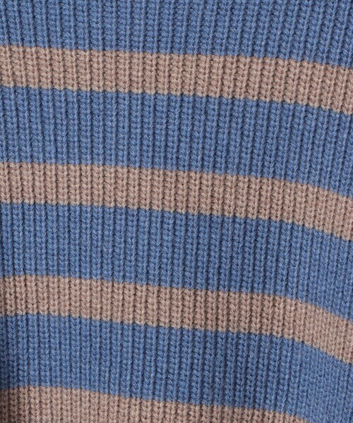 SHIPS（シップス）の「*ボーダーハイネックニット◇（ニット/セーター・レディース・ライトブルー/オフホワイト/ベージュ/ブラック/ネイビー/ライトグレー・MEDIUM/SMALL）」の19枚目の写真