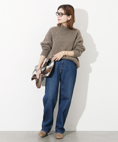 JOURNAL STANDARD(ジャーナルスタンダード)の「【TRICOTS JEAN MARC】 クルーネックプルオーバー:ニット◆(ニット/セーター・レディース・ブラウン/グレー・FREE)」の12枚目の写真