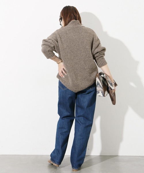 JOURNAL STANDARD(ジャーナルスタンダード)の「【TRICOTS JEAN MARC】 クルーネックプルオーバー:ニット◆(ニット/セーター・レディース・ブラウン/グレー・FREE)」の14枚目の写真