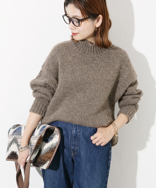 JOURNAL STANDARD(ジャーナルスタンダード)の「【TRICOTS JEAN MARC】 クルーネックプルオーバー:ニット◆(ニット/セーター・レディース・ブラウン/グレー・FREE)」の20枚目の写真