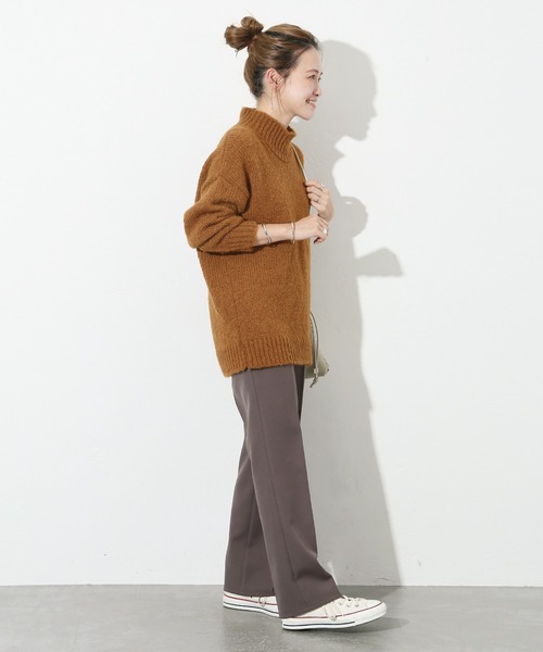 JOURNAL STANDARD(ジャーナルスタンダード)の「【TRICOTS JEAN MARC】 クルーネックプルオーバー:ニット◆(ニット/セーター・レディース・ブラウン/グレー・FREE)」の4枚目の写真