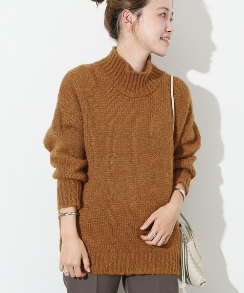 JOURNAL STANDARD(ジャーナルスタンダード)の「【TRICOTS JEAN MARC】 クルーネックプルオーバー:ニット◆(ニット/セーター・レディース・ブラウン/グレー・FREE)」の7枚目の写真