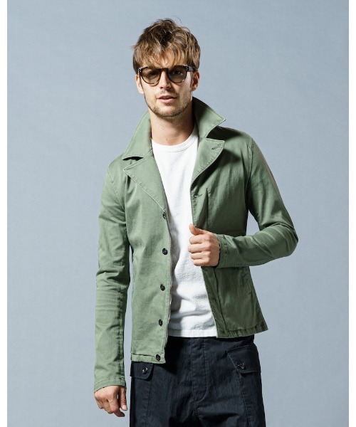 wjk（ダヴルジェイケイ）の「M41 field jacket（ミリタリージャケット・メンズ・チャコールグレー/ブラック/カーキ・LARGE/MEDIUM/SMALL/X-LARGE）」の3枚目の写真