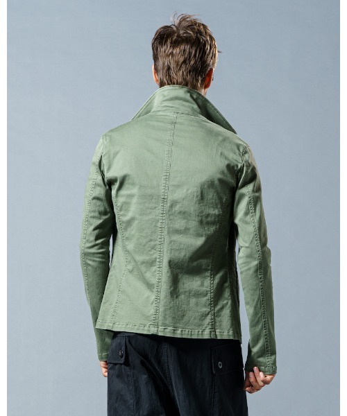 wjk（ダヴルジェイケイ）の「M41 field jacket（ミリタリージャケット・メンズ・チャコールグレー/ブラック/カーキ・LARGE/MEDIUM/SMALL/X-LARGE）」の10枚目の写真