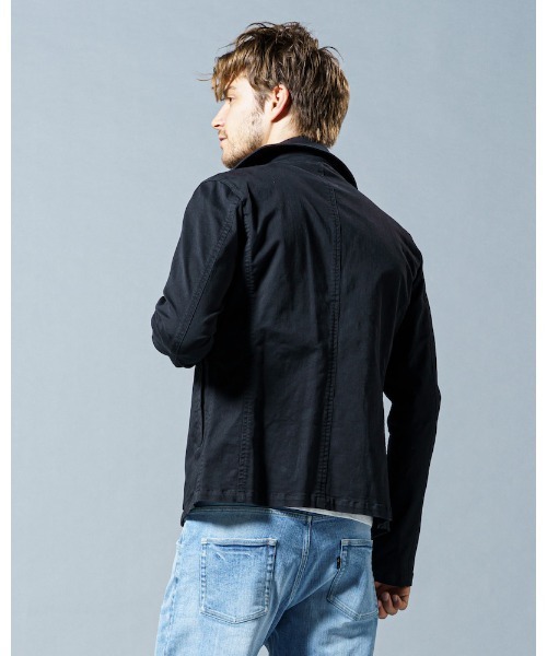 wjk（ダヴルジェイケイ）の「M41 field jacket（ミリタリージャケット・メンズ・チャコールグレー/ブラック/カーキ・LARGE/MEDIUM/SMALL/X-LARGE）」の6枚目の写真