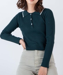 WEGO/コンパクトニットポロ