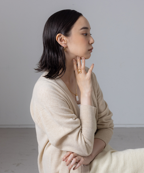 SOKO（ソコ）の「【SOKO/ソコ】WARIDI THREADER ピアス（ピアス（両耳用）・レディース・ゴールド・フリー）」の6枚目の写真