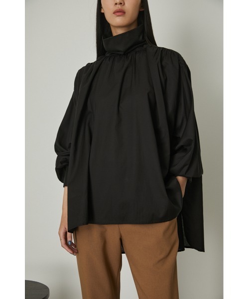 RIM.ARK（リムアーク）の「Long neck gather tops（シャツ/ブラウス 