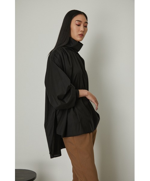RIM.ARK（リムアーク）の「Long neck gather tops（シャツ/ブラウス 