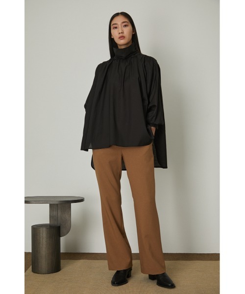 RIM.ARK（リムアーク）の「Long neck gather tops（シャツ/ブラウス 