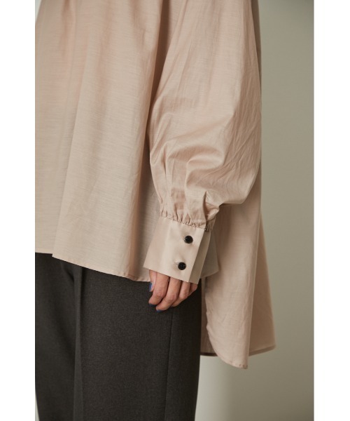 RIM.ARK（リムアーク）の「Long neck gather tops（シャツ/ブラウス 