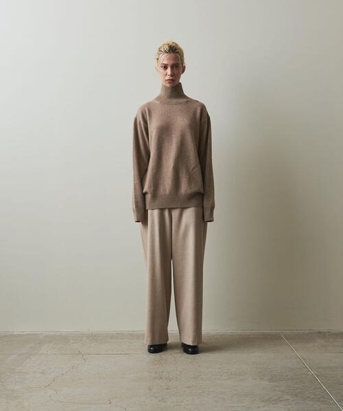 Steven Alan（スティーブンアラン）の「＜Steven Alan＞CASHMERE TURTLE NECK KNIT/ニット（ニット/セーター・レディース・ブラック/ベージュ/ライラック・FREE）」の8枚目の写真