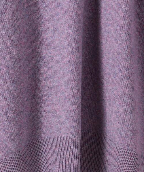 Steven Alan（スティーブンアラン）の「＜Steven Alan＞CASHMERE TURTLE NECK KNIT/ニット（ニット/セーター・レディース・ブラック/ベージュ/ライラック・FREE）」の13枚目の写真