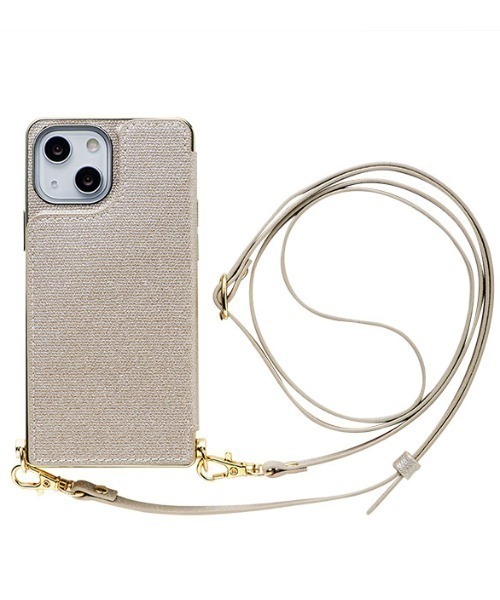 iPhone12 マエリスルーナ ゴールド ポーチ付き MAELYS LOUNA（マエリスルーナ）の「【MAELYS LOUNA