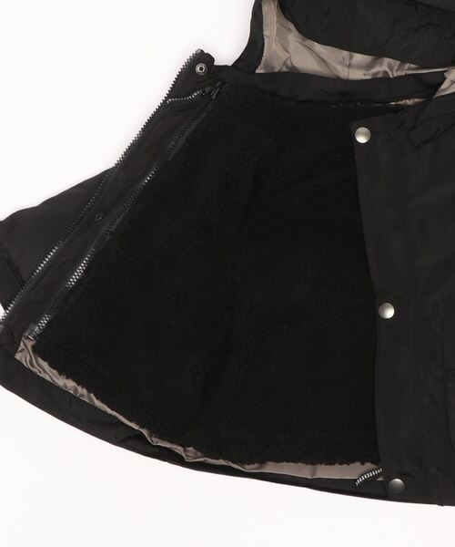 petit main(プティマイン)の「3WAYマウンテンパーカ(マウンテンパーカー・キッズ・ブラック/ターコイズブルー/マスタード・80cm/90cm/110cm/100cm/120cm/130cm)」の5枚目の写真