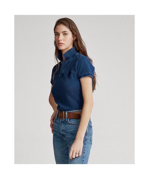 スキニー フィット Big Pony ポロシャツ