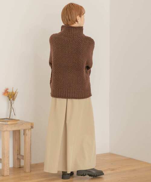 ITEMS URBANRESEARCH（アイテムズ アーバンリサーチ）の「ボリュームフレアスカート（スカート・レディース・ブラック/ベージュ/イエロー・FREE）」の9枚目の写真