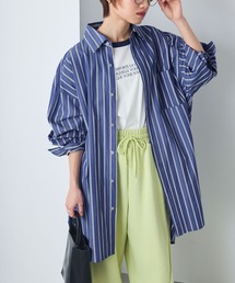 forksy. | 【forksy.】アソートレギュラーカラービックシャツ ストライプ/マルチストライプ(シャツ/ブラウス)