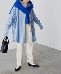 forksy. | 【forksy.】アソートレギュラーカラービックシャツ ストライプ/マルチストライプ(シャツ/ブラウス)