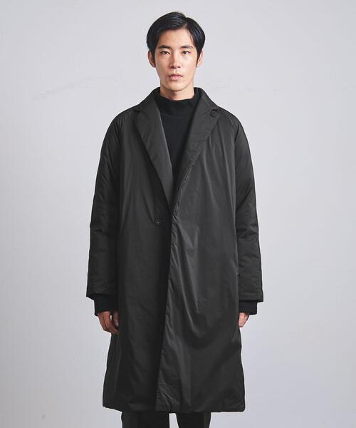 EN ROUTE（アンルート）の「＜EN ROUTE（アンルート）＞ ナイロンリップストップ ダウン ガウンコート（ダウンジャケット/コート・メンズ・ブラック/オリーブ・1/3/2）」の11枚目の写真