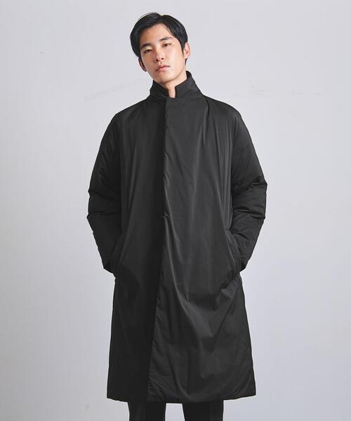 EN ROUTE（アンルート）の「＜EN ROUTE（アンルート）＞ ナイロンリップストップ ダウン ガウンコート（ダウンジャケット/コート・メンズ・ブラック/オリーブ・1/3/2）」の3枚目の写真