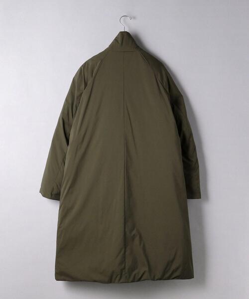 EN ROUTE（アンルート）の「＜EN ROUTE（アンルート）＞ ナイロンリップストップ ダウン ガウンコート（ダウンジャケット/コート・メンズ・ブラック/オリーブ・1/3/2）」の5枚目の写真